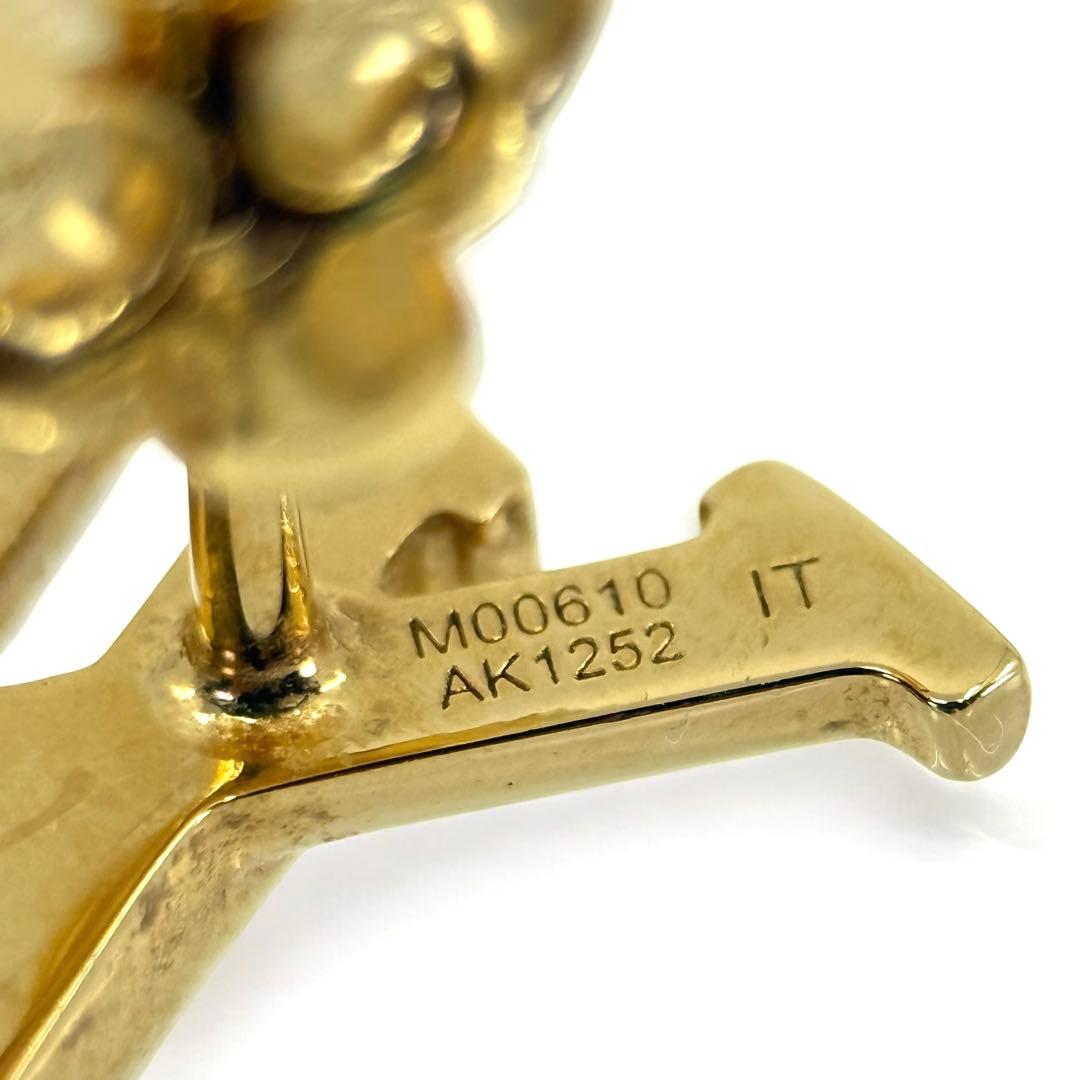 【美品】ヴィトン M00610 ピアス　LV アイコニック 片耳