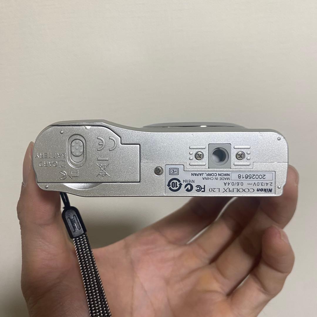 Nikon COOLPIX L20 動作確認済み CCDコンデジ単3電池対応