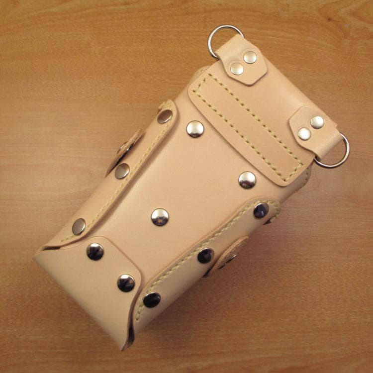 特別価格　ヌメ革ナチュラル　６丁　 ブラシケースセット　SCBC-223/NB1