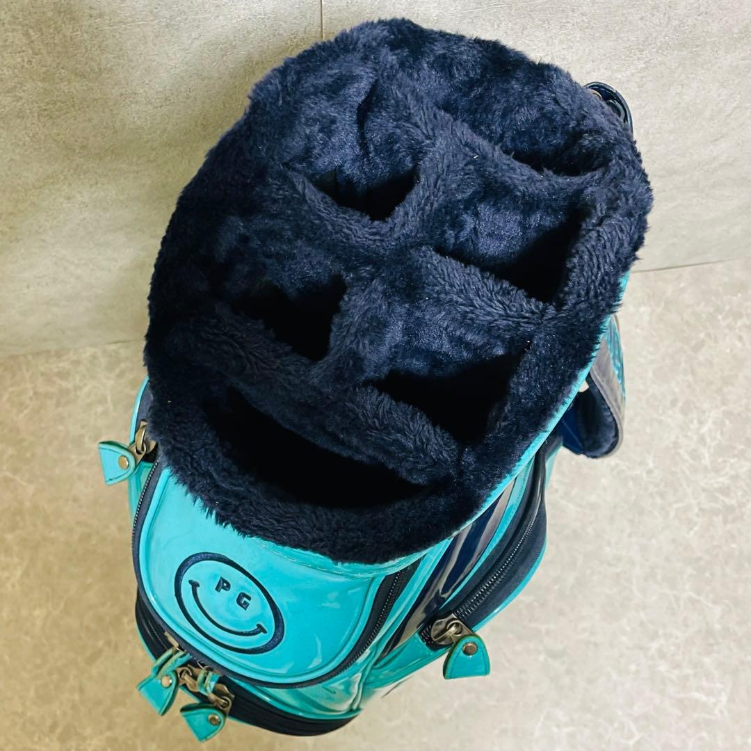 PEARLY GATES パーリーゲイツ キャディバッグ ゴルフバッグ エナメル