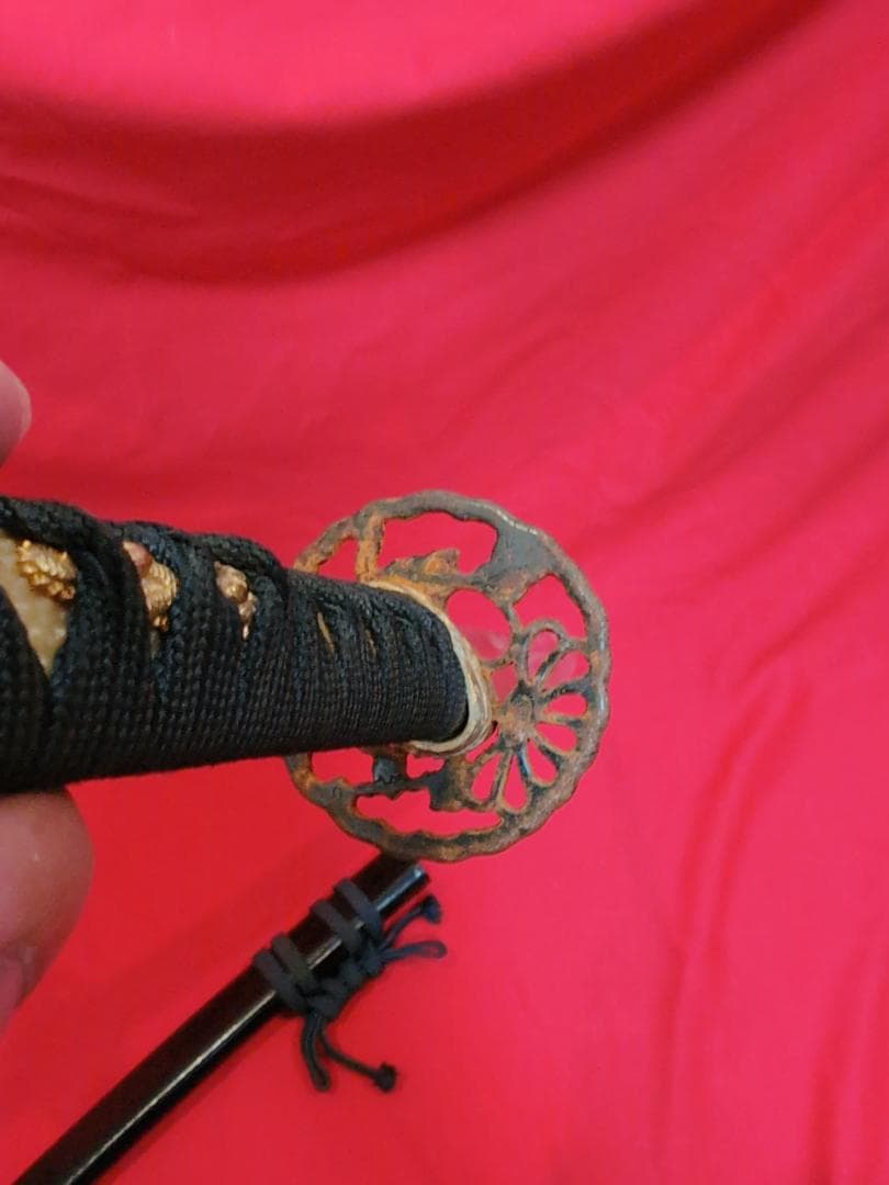 模造刀 脇差 龍図 菊 拵 日本刀 刀装具 模擬刀 関 美濃 三本杉