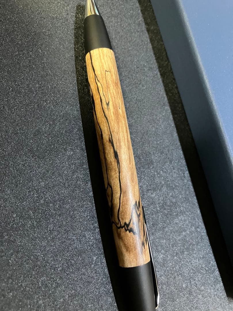 野原工芸 限定樹種 スポルテッド 栃 スタンダード ボールペン 新型 箱付き