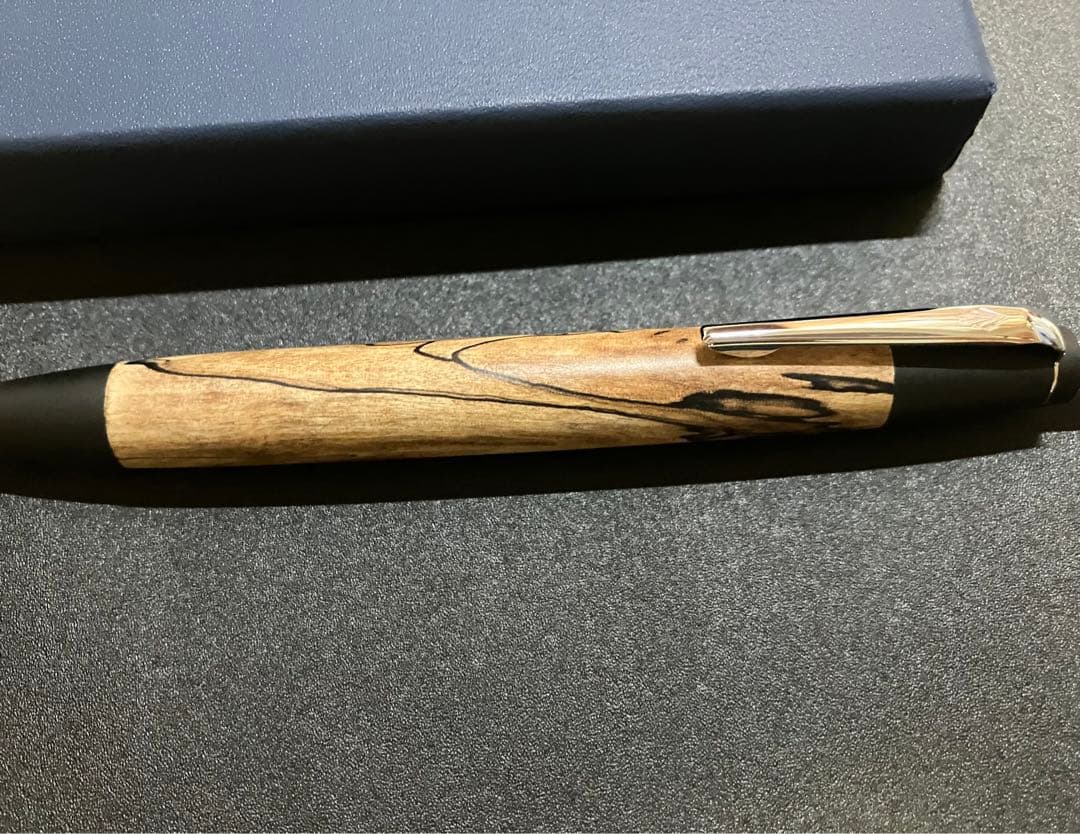 野原工芸 限定樹種 スポルテッド 栃 スタンダード ボールペン 新型 箱付き