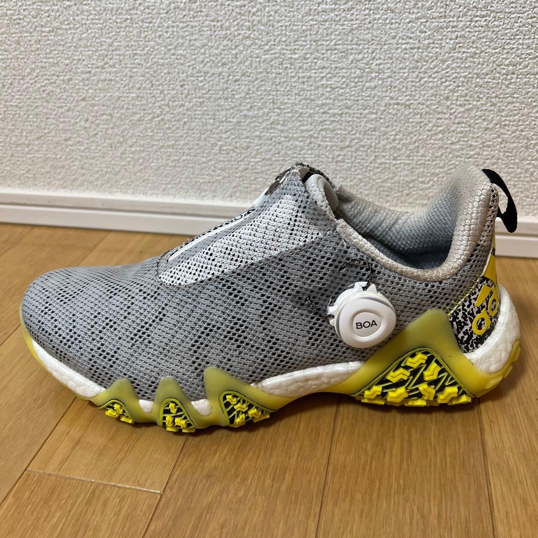 25.5㎝【adidas コードカオス22 ボア】ゴルフシューズ グレー
