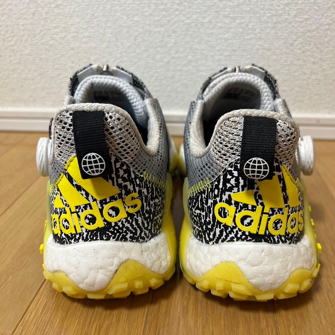 25.5㎝【adidas コードカオス22 ボア】ゴルフシューズ グレー