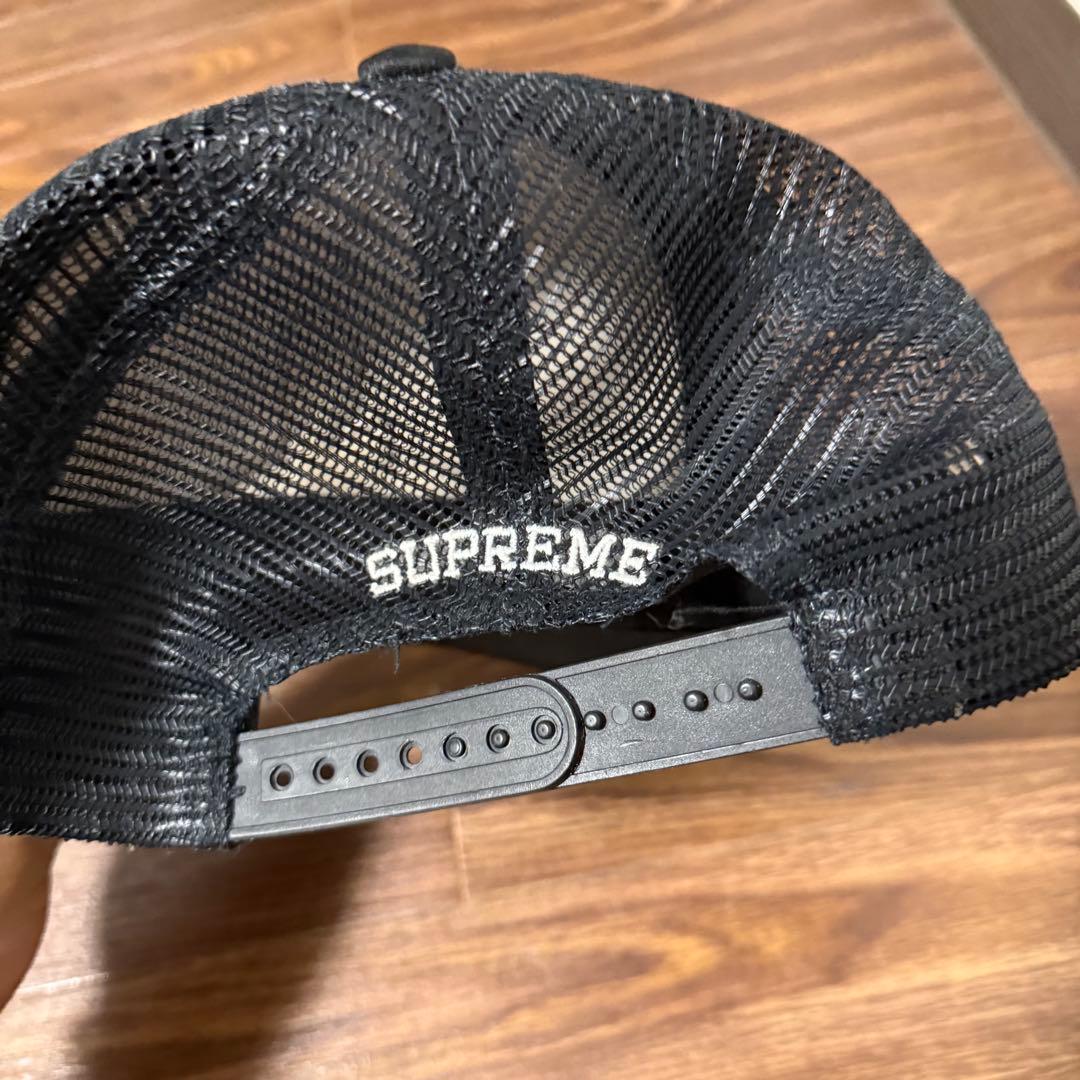 Supreme ブラック メッシュ キャップ