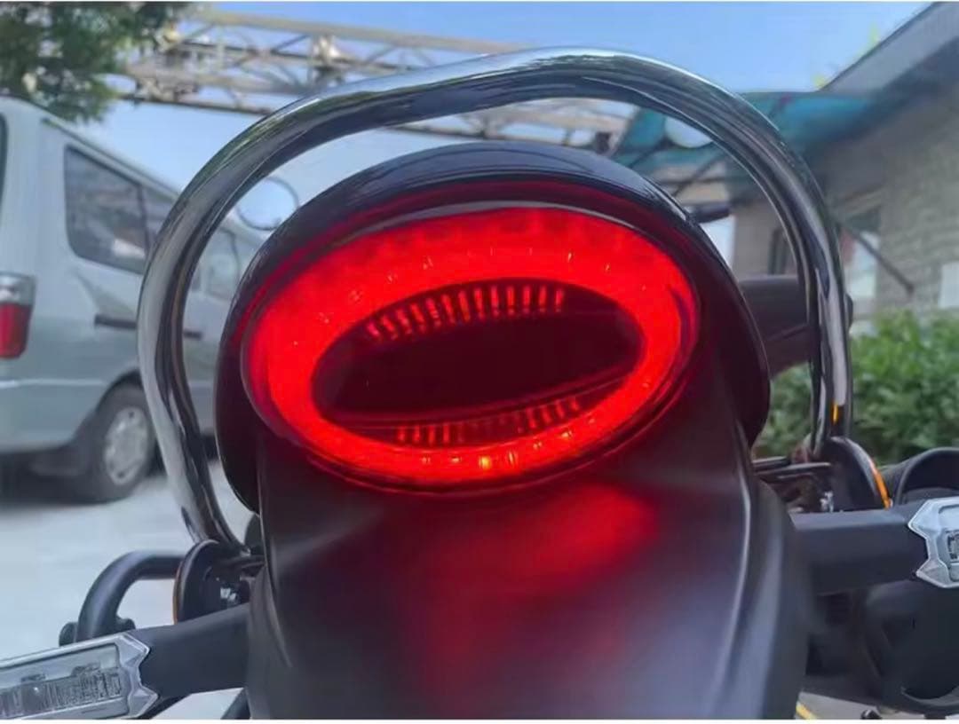 カワサキZ900RS / CAFE アワビ テールランプ LED ダークレッド