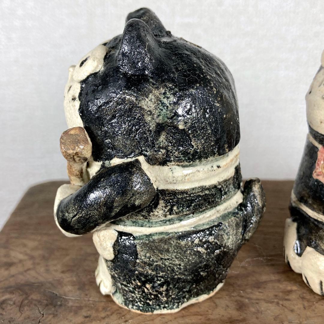 3セット　のらくろ　置物　水滴　陶芸　陶器　焼き物　レトロ　アンティーク　アニメ