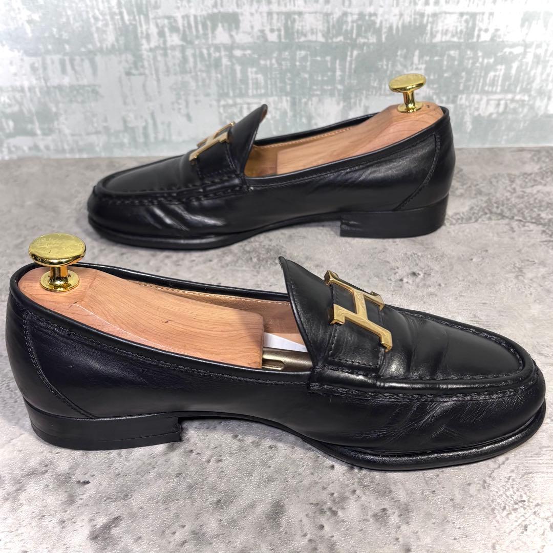 【うにこ！】HERMES エルメス コンスタンス レザー ローファー 36