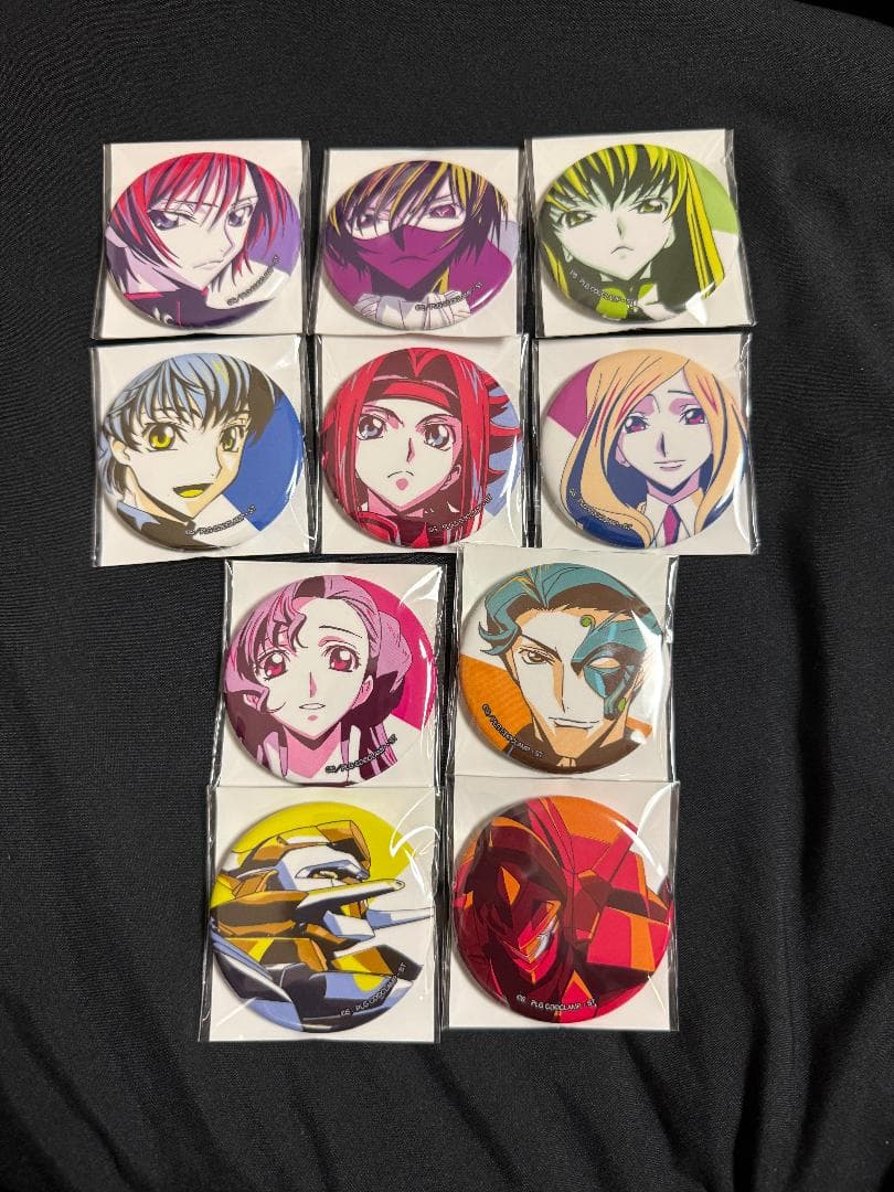 コードギアス 反逆のルルーシュ 缶バッジ コンプリート 皇道