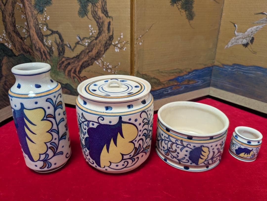 茶道具　皆具　オランダ　横田鳳山造