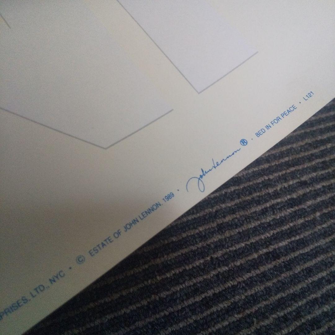 ジョンレノン リトグラフポスター ビートルズ