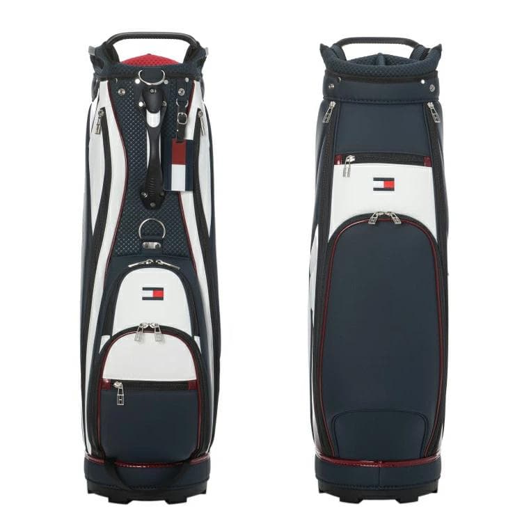 新品 トミーヒルフィガーゴルフ キャディバッグ THMG5SC2 ホワイト