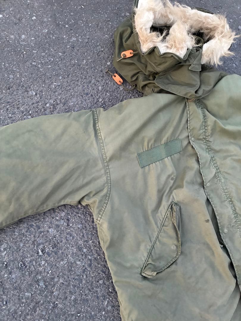 【米軍実物】72y M65 77yライナー付き 83yフード アルミジップ