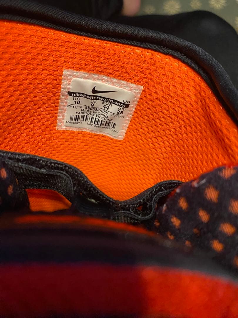 ［美品］NIKE SB LUNAR 28cm スノボブーツ ブラック/オレンジ