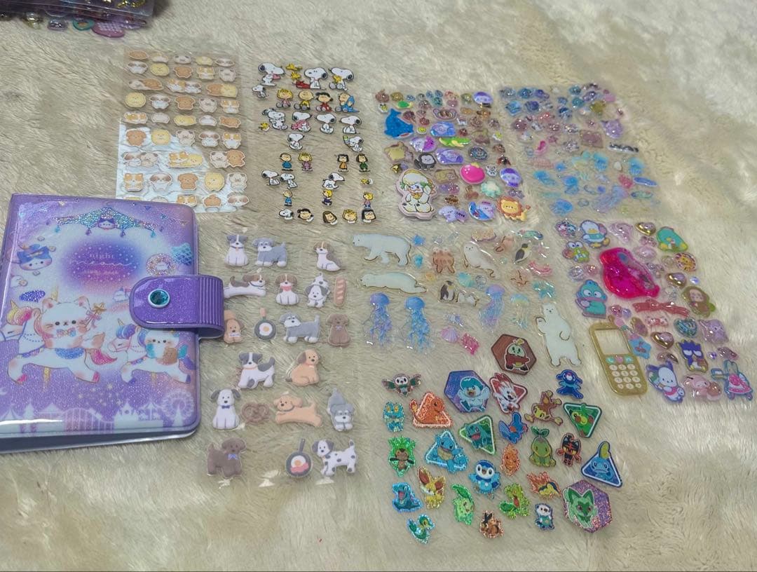 3月末まで　B5シール帳完成品　ボンボンドロップシール多め　その他シール