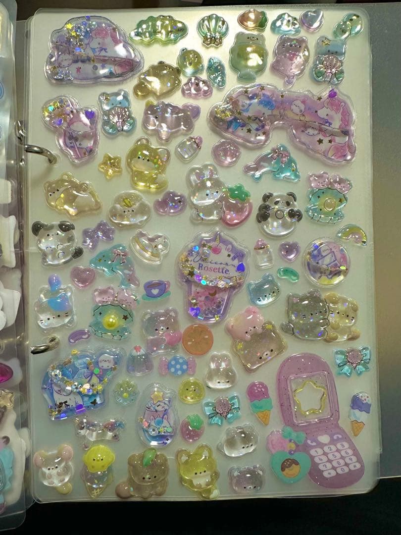 3月末まで　B5シール帳完成品　ボンボンドロップシール多め　その他シール