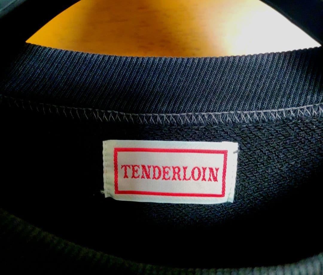 テンダーロイン キムタク 美品 ロゴスウェット 超レア 人気 Lサイズ 黒