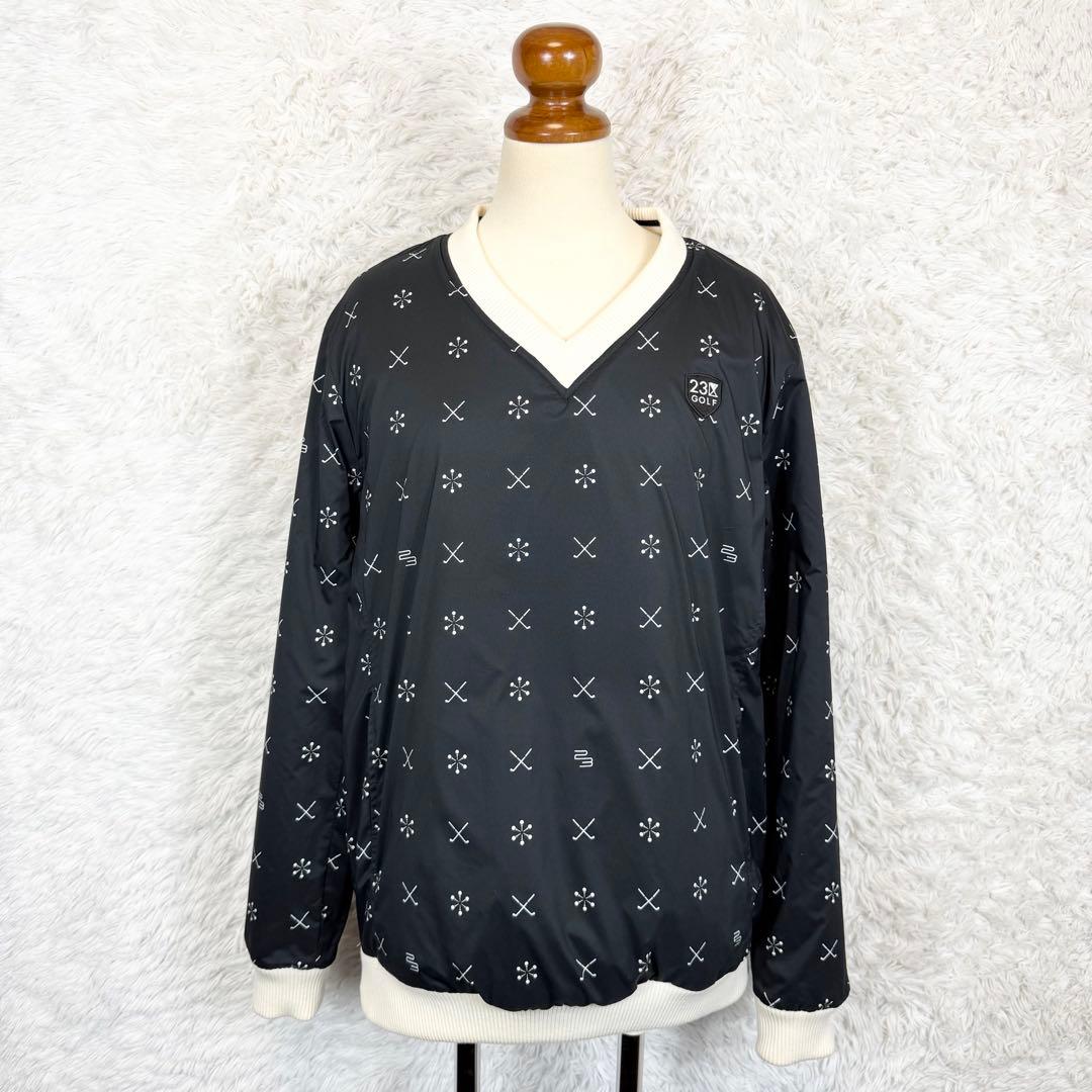 【美品】23区ゴルフ Vネック リバーシブル スニード L メンズ