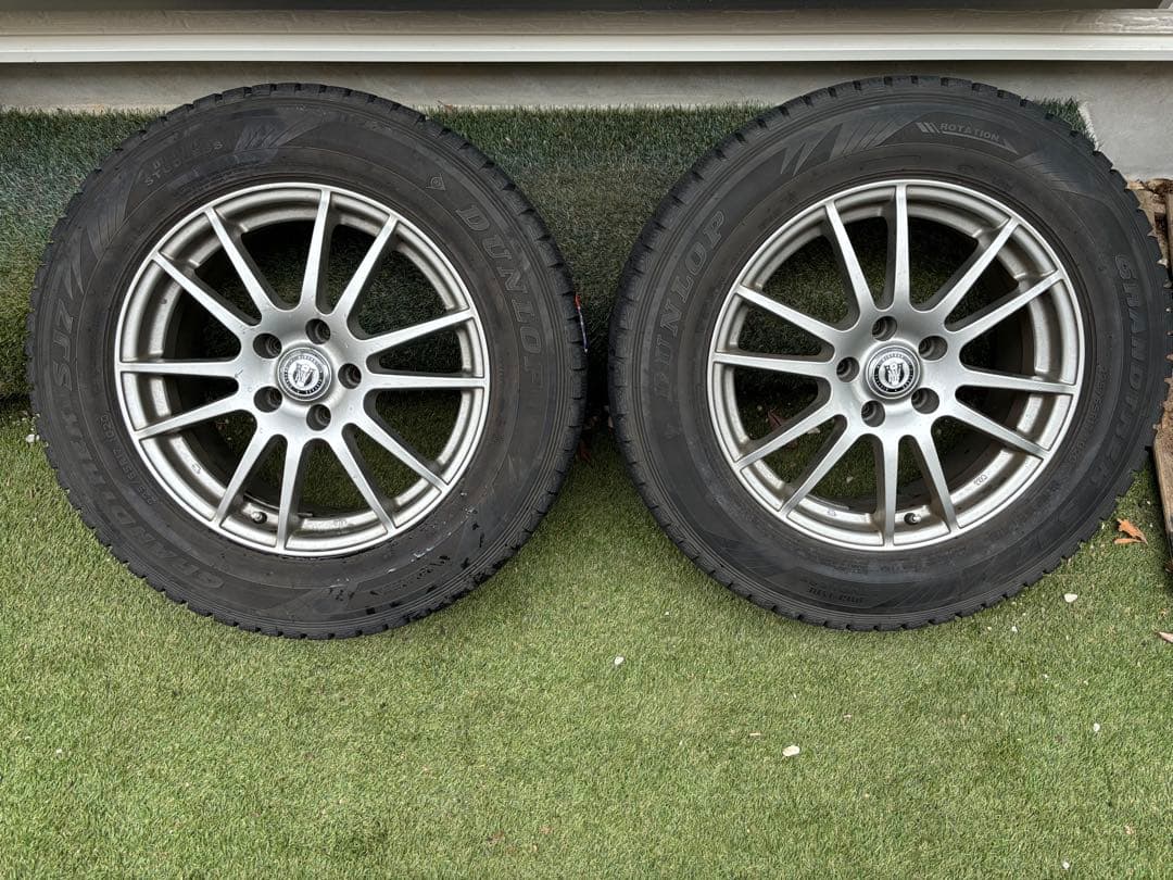 ヴァンガード ダンロップスタッドレス　4本セット(ホイール・ナット付)