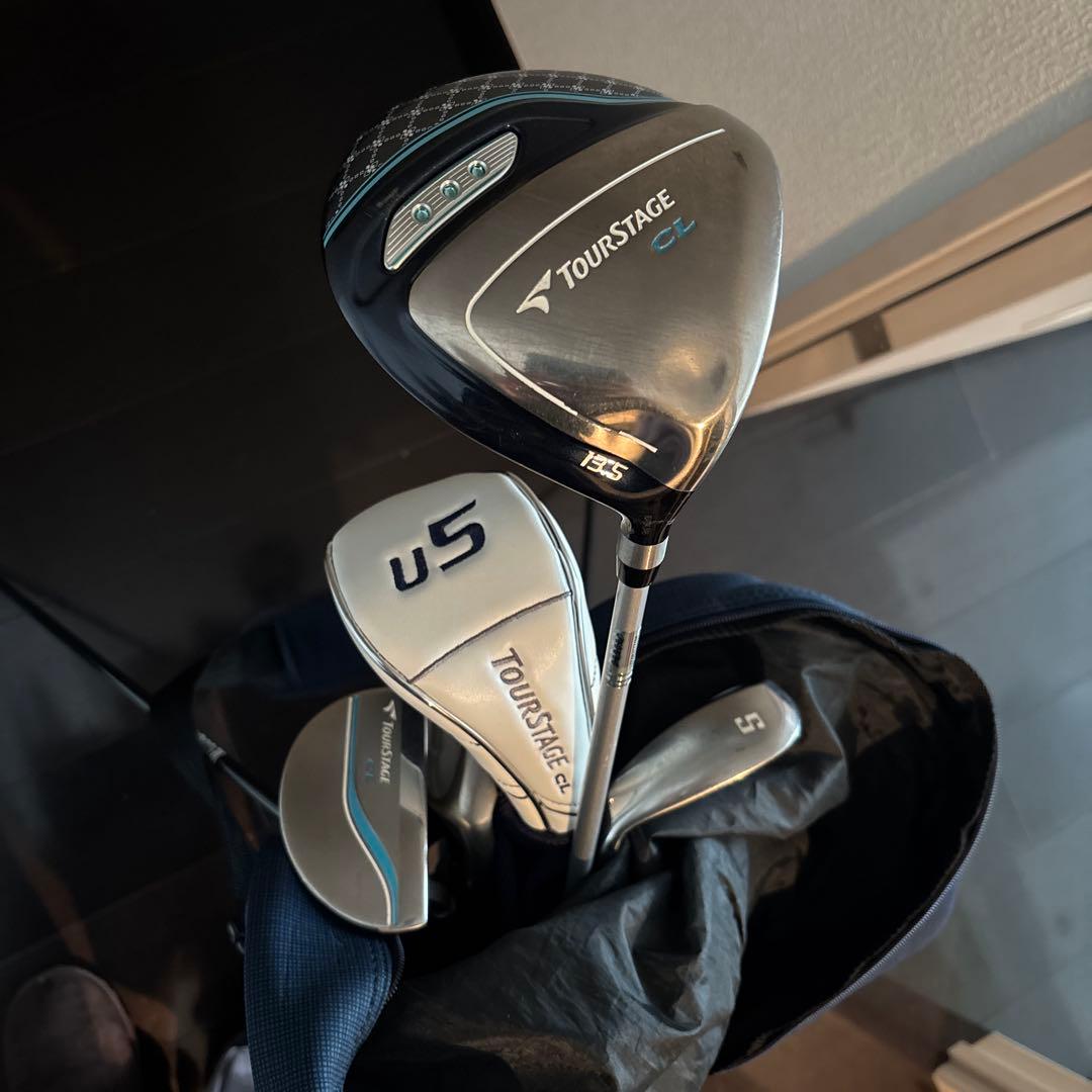 TOURSTAGE GCL ゴルフバッグ・クラブセット