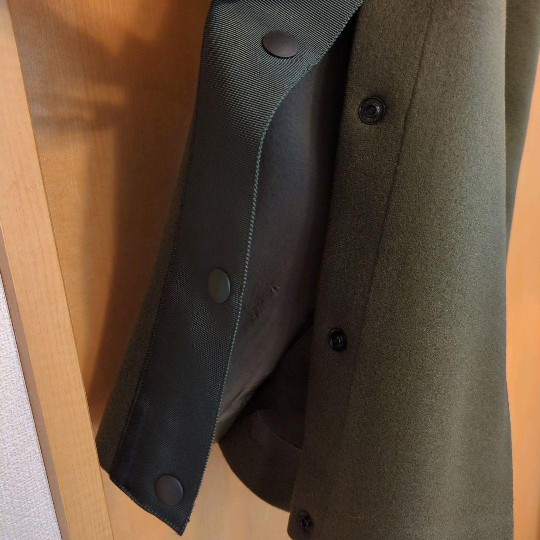 【ハンガー付き】sacai カーキ サイドボタンスリット入り ワイドパンツ