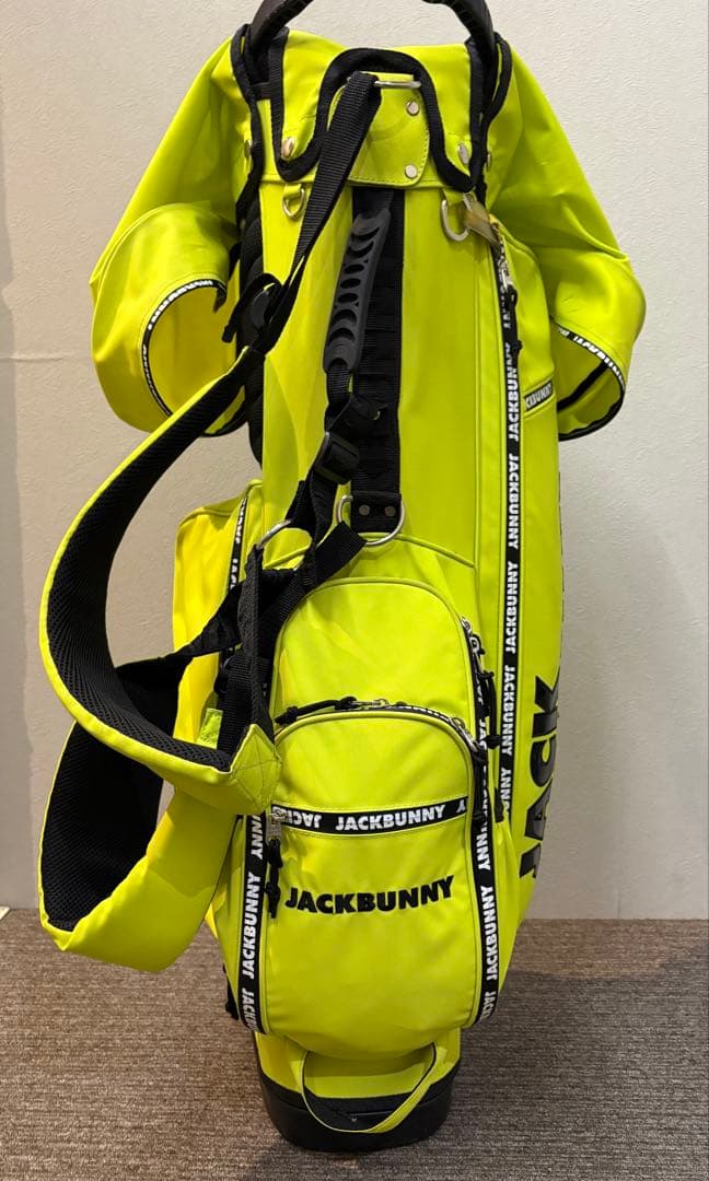 【K】ジャックバニー JACK BUNNY キャディバッグ イエロー
