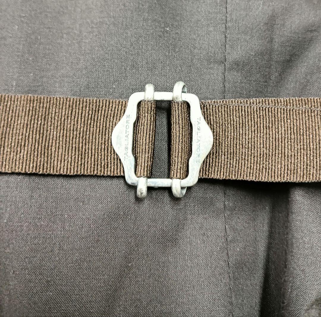 TAGLIATORE ヘリンボーンベスト茶サイズ50