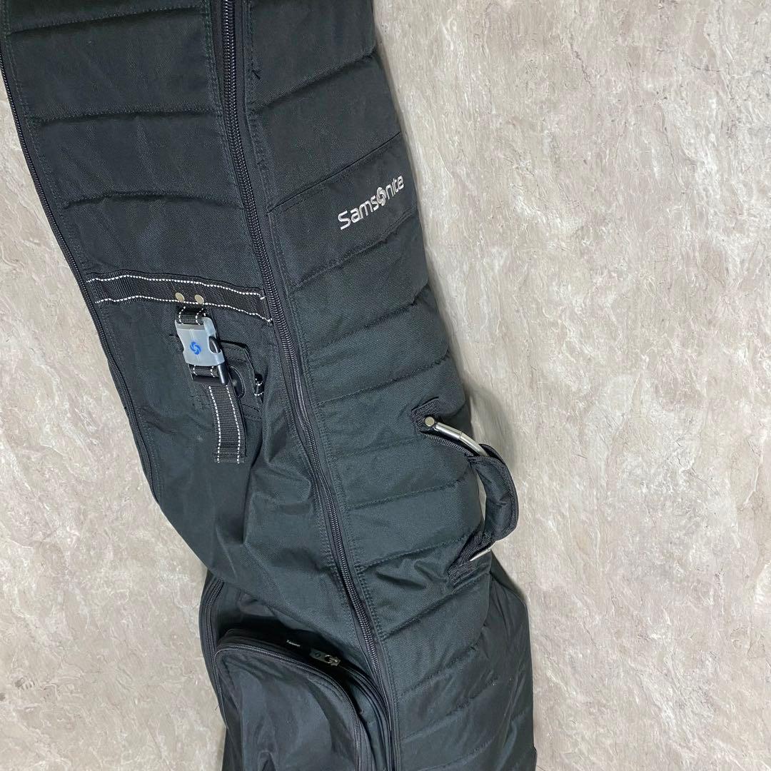Samsoniteトラベルカバー キャスター付 キャディバッグ ゴルフ golf