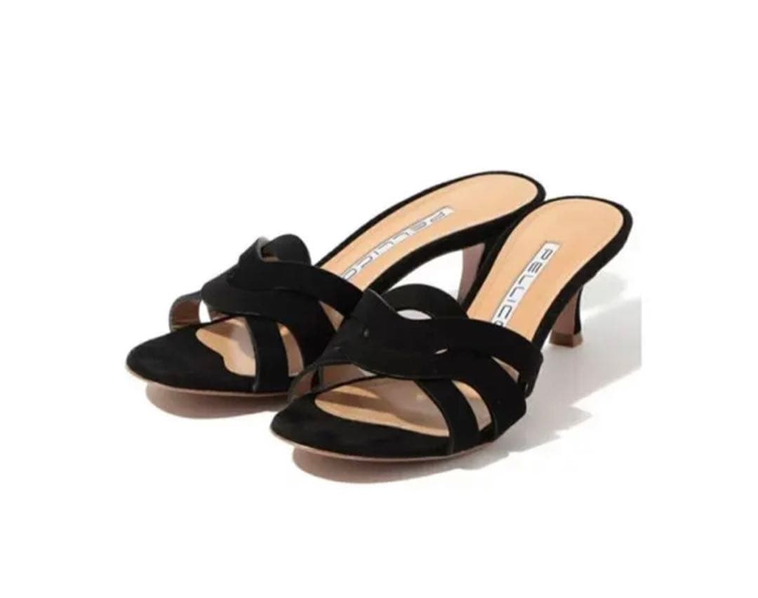 ペリーコ　PELLICO ミュール　ブラックスエード