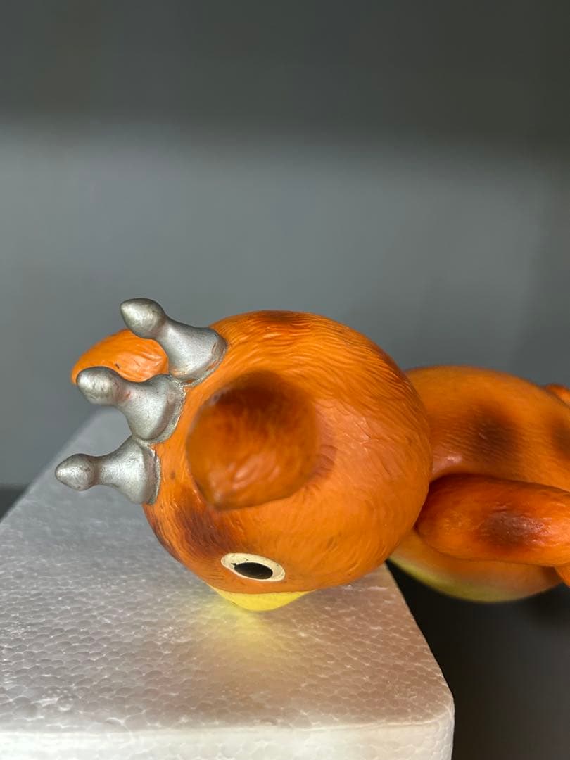 マルサン怪獣ブースカ　オレンジ成型　王冠　珍色銀塗装