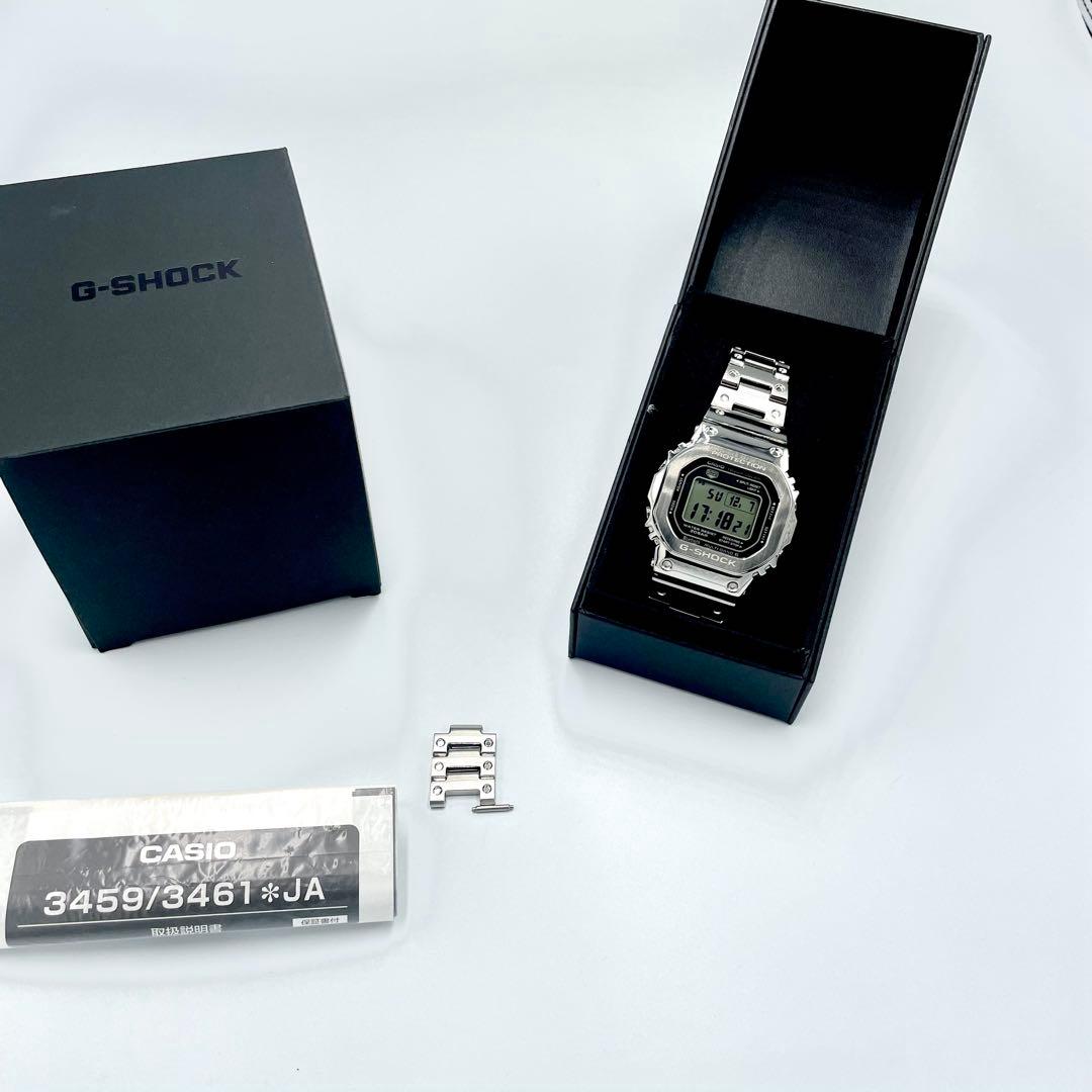 ✨極美品✨CASIO G-SHOCK フルメタル シルバー GMW-B5000D