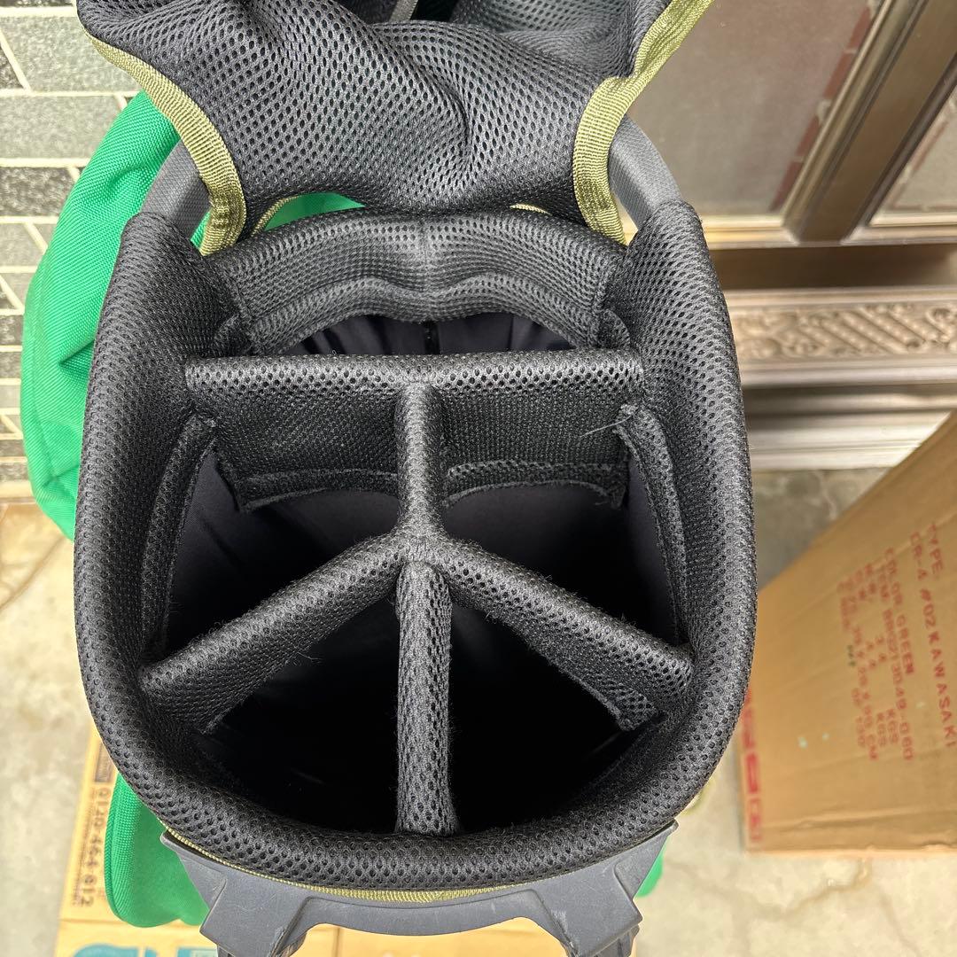 限定100個のBRIEFING グリーンキャディバッグ 箱付き