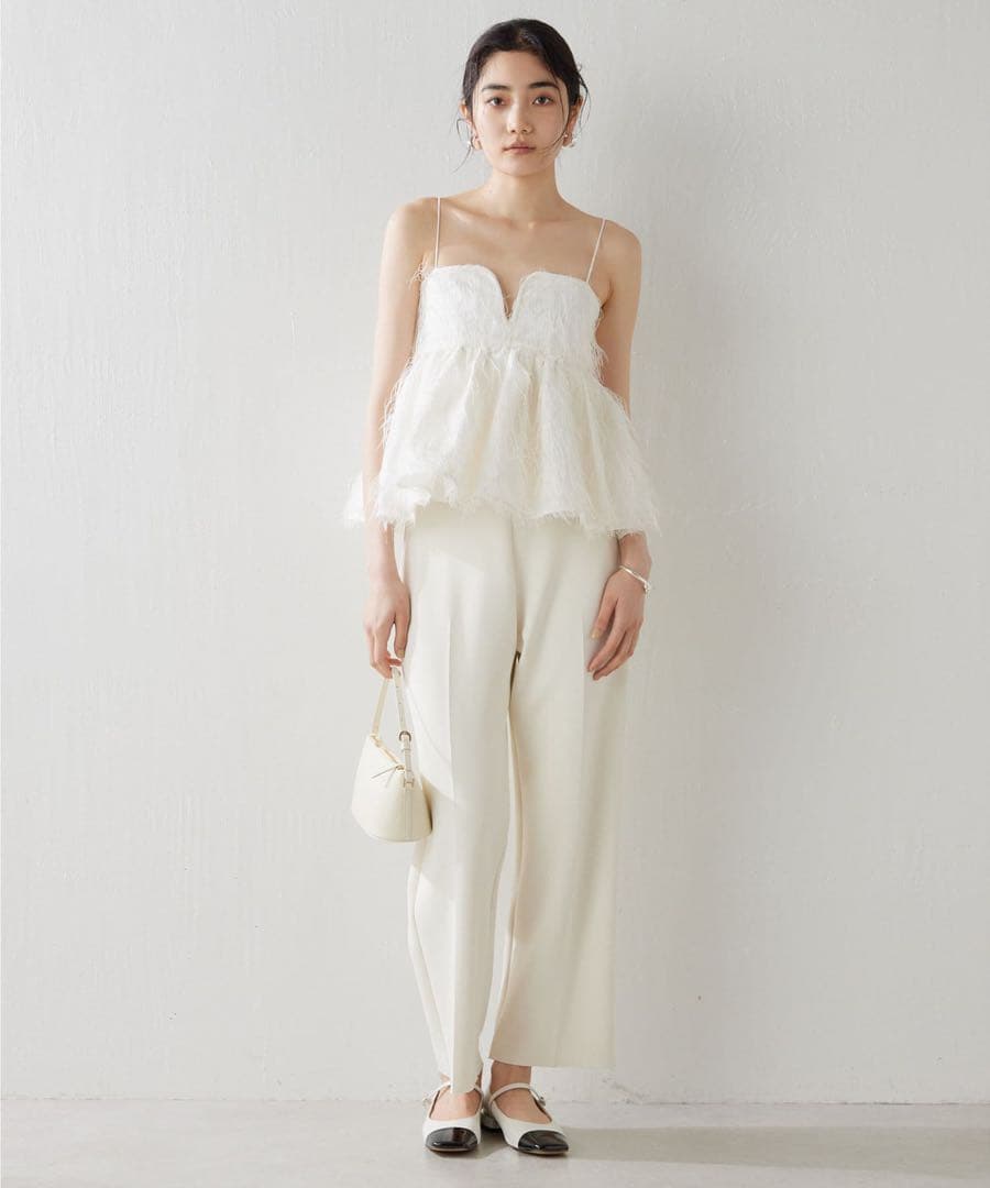 【完売】ウィムガゼット★フェザーキャミブラウス