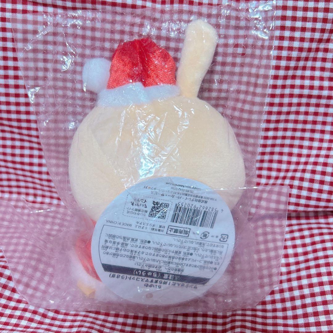 【お顔厳選.新品.未開封】♡サンタさんだ！持ちますマスコット　うさぎ♡