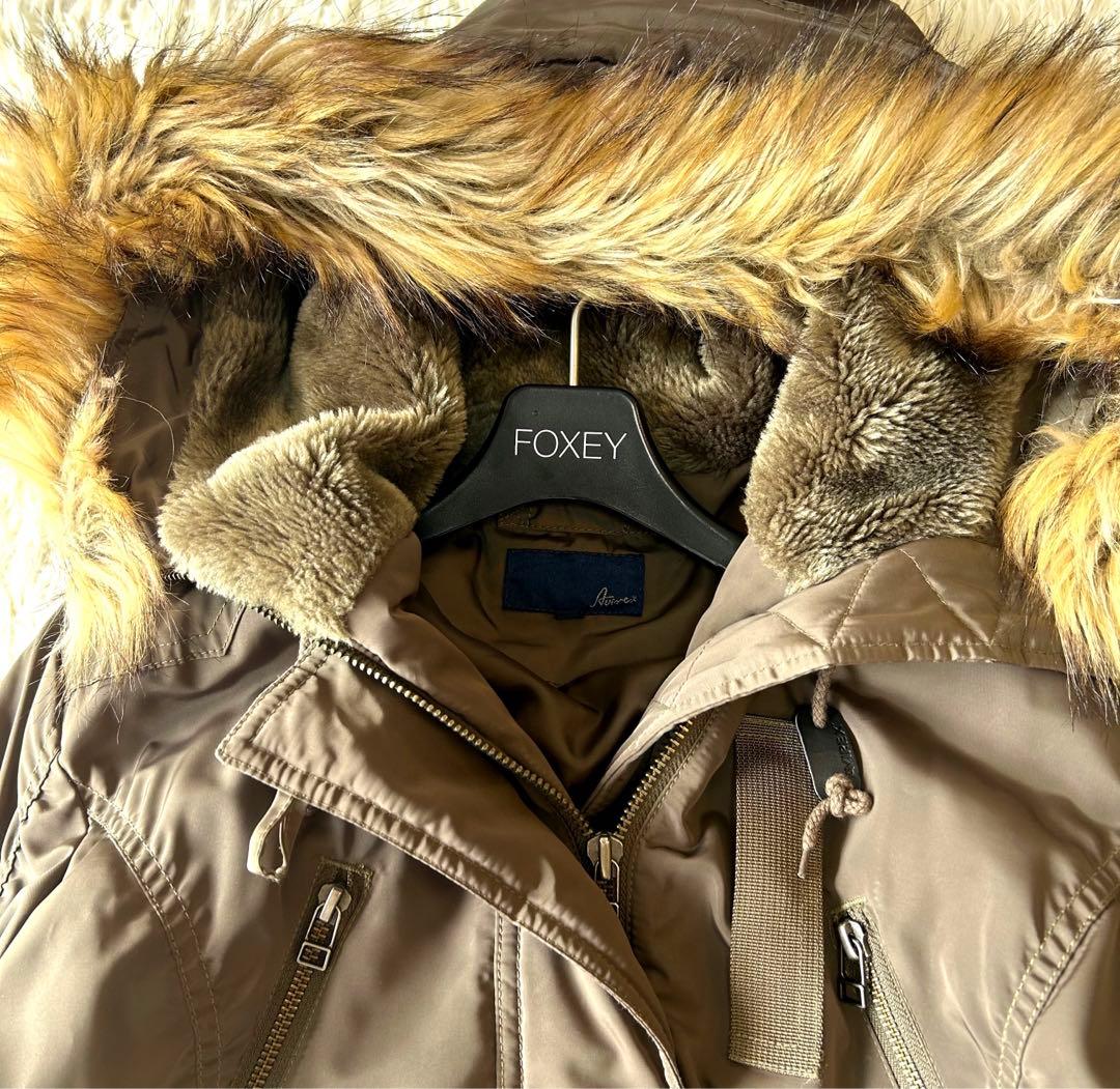 美品　AVIREX アヴィレックス N-3Bミリタリーモッズコート ファー　L