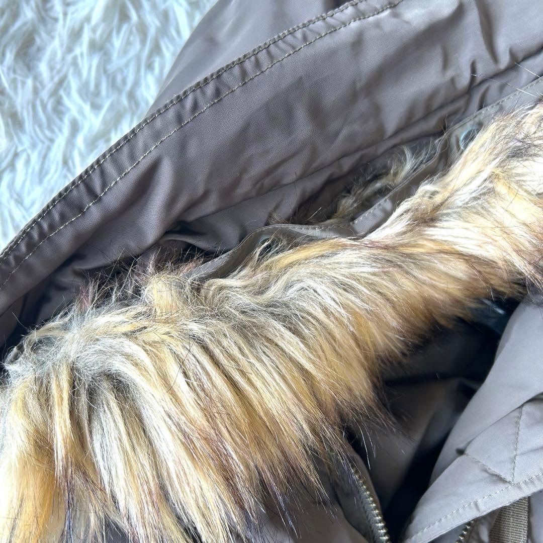 美品　AVIREX アヴィレックス N-3Bミリタリーモッズコート ファー　L