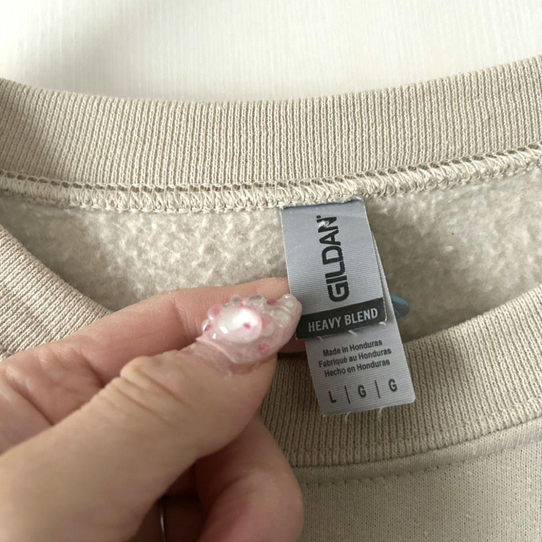 3点ギルダン FESTIVE スウェット トレーナー L ベージュ 古着