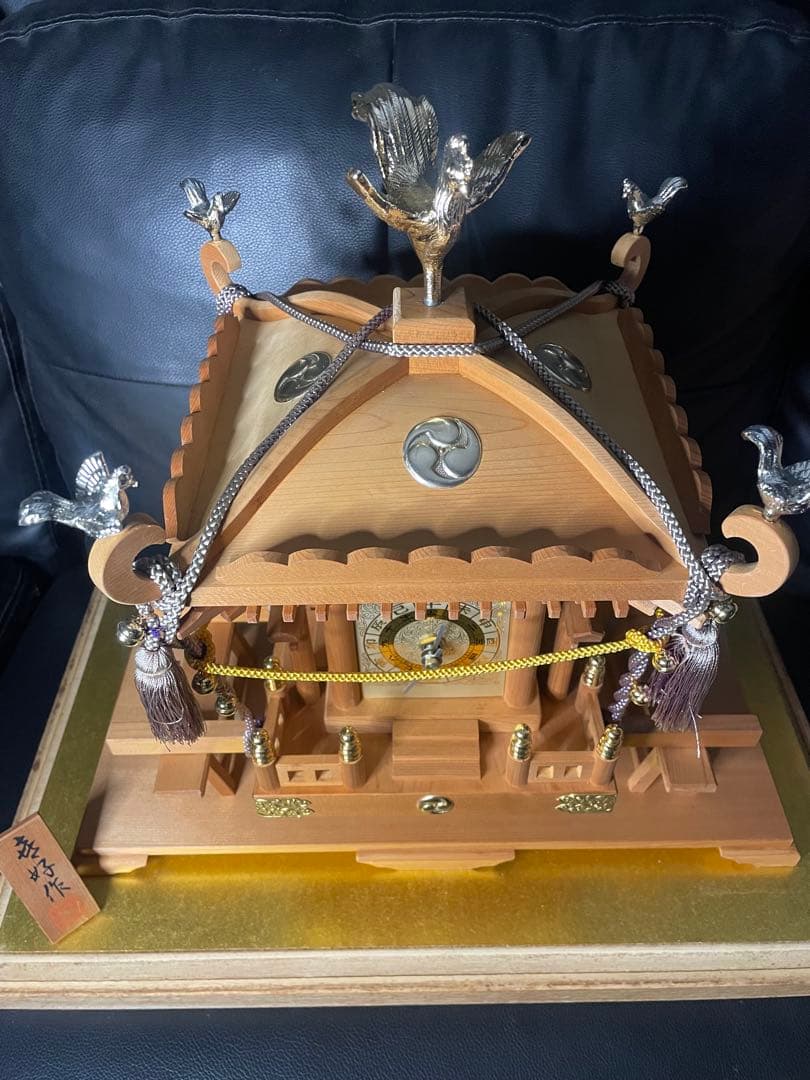 神輿型 置時計　装飾時計　御神輿　希少　動作未確認　喜好作