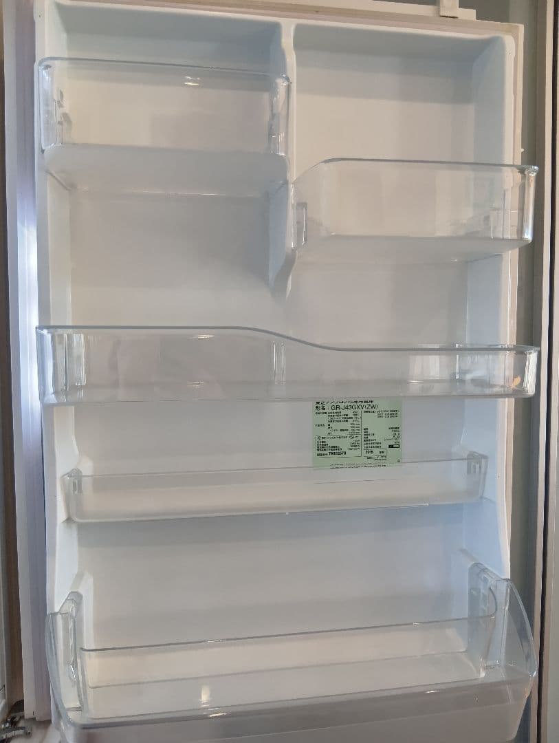 【美品】TOSHIBA 冷蔵庫 426L 5ドア GR-J43GXV 送料込匿名