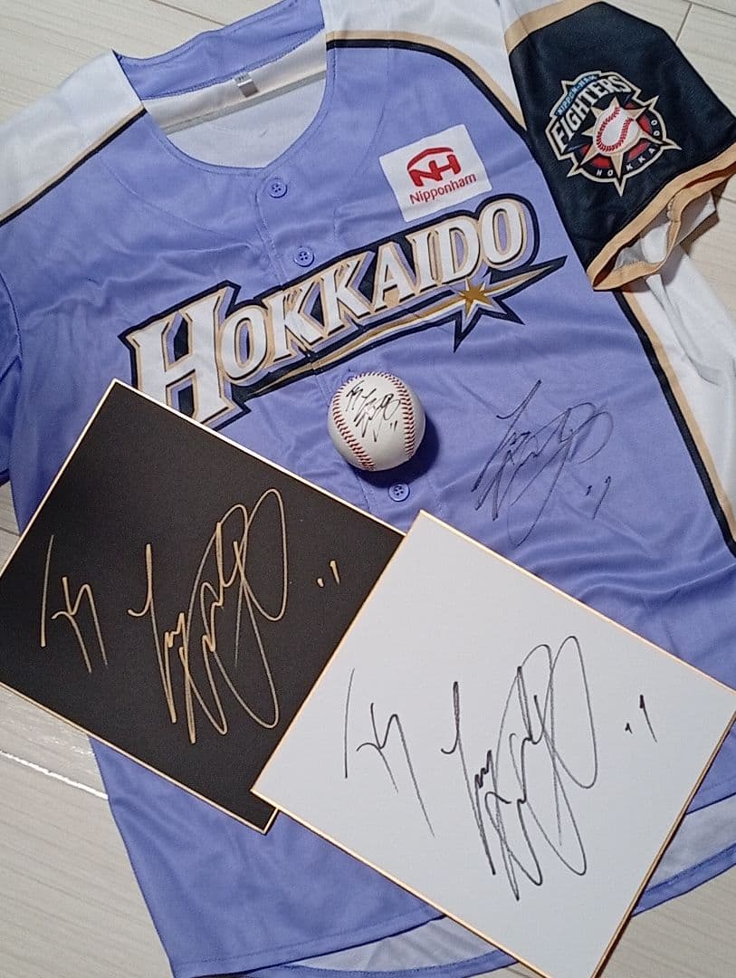 全セット！大谷翔平　直筆サインユニフォーム、直筆サインボール、直筆サイン色紙