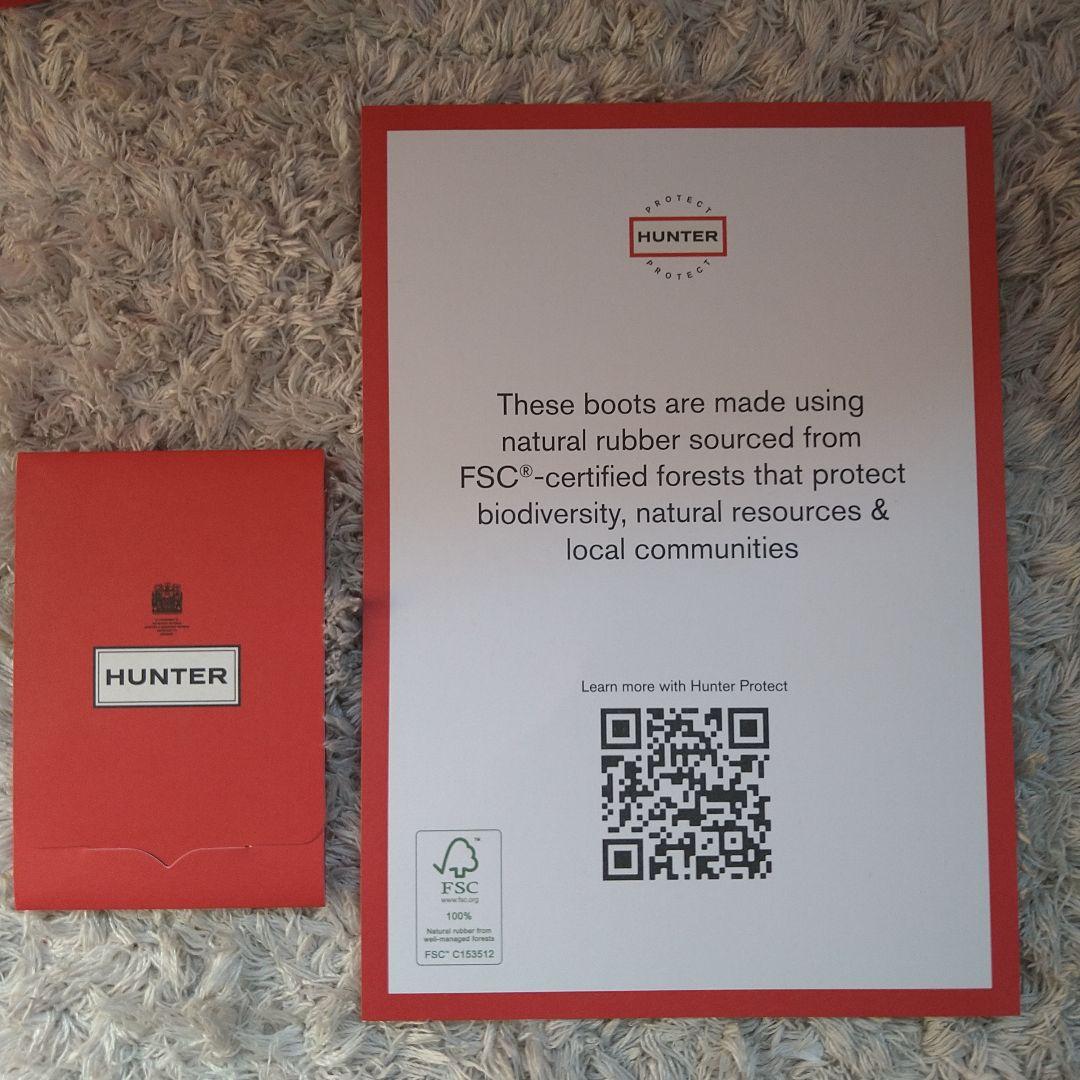 HUNTER W ORG TALL EXAG BKL ブラック 6UK 25cm