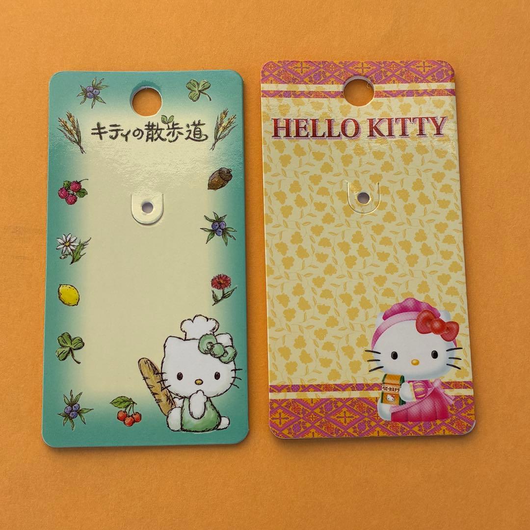 激レア★ベビーカステラ キティの散歩道 ファスナーマスコット 根付★ハローキティ