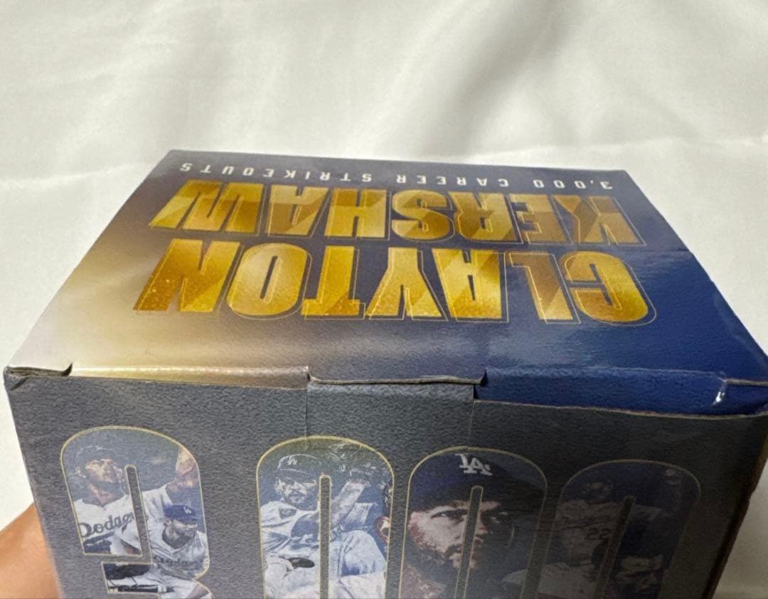 【球場限定】Clayton Kershaw 3000奪三振 記念 ボブルヘッド