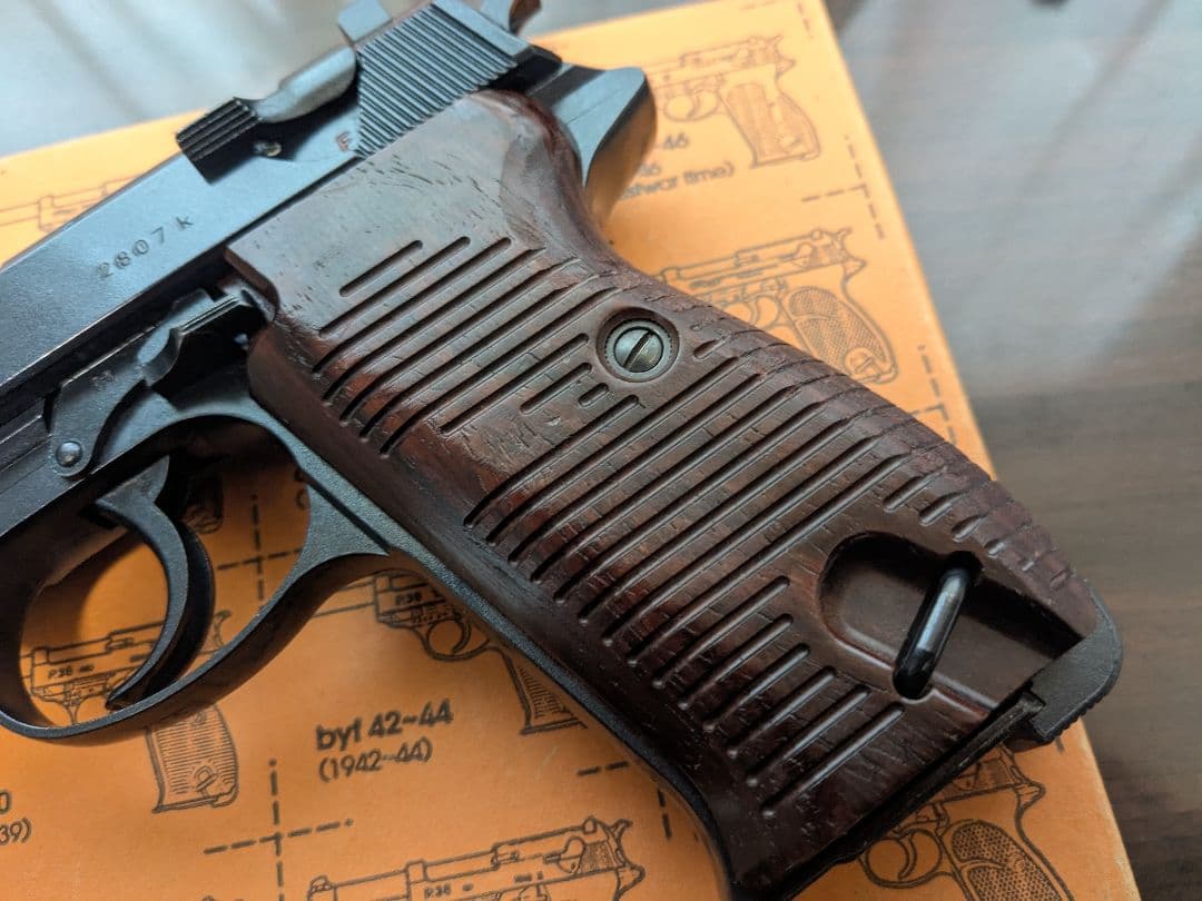 マルゼン　キャロム　P38 モリブデンブルー　カスタム　ガスブローバック