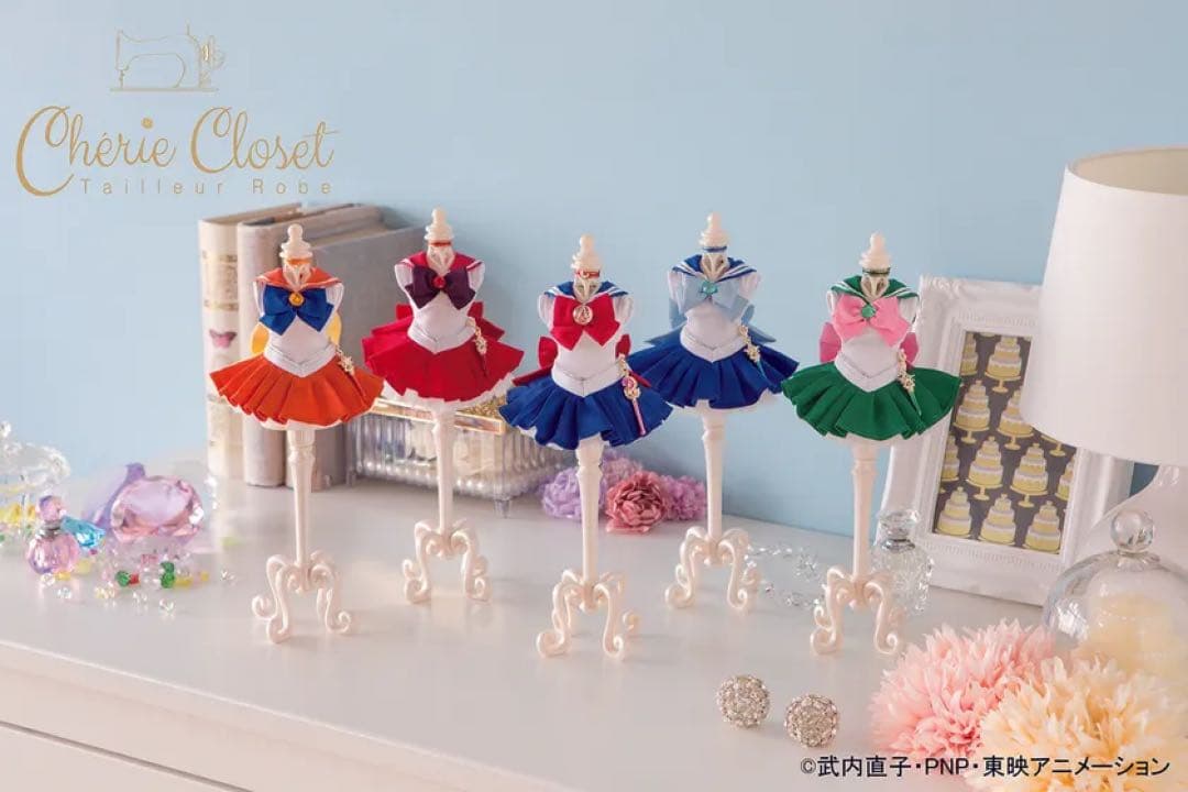 美少女戦士セーラームーン　シェリークローゼット　5体セット