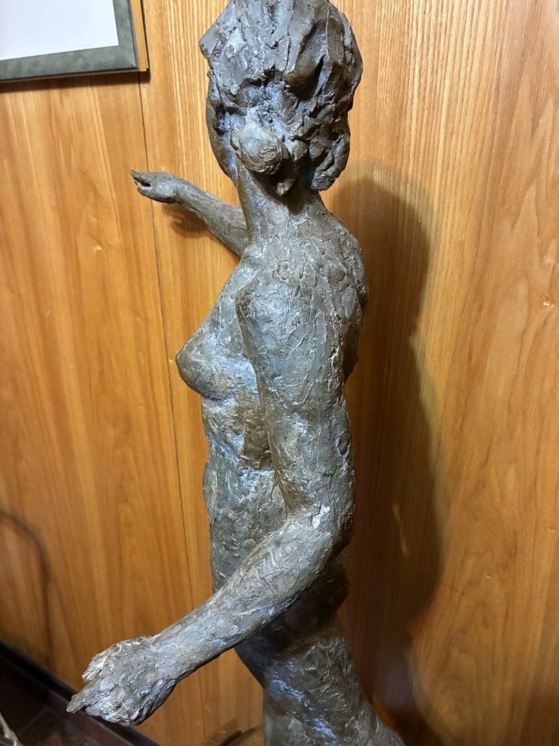 裸婦像　銅像　芸術　美術品　石田康夫　アンティーク　家具　彫刻　オブジェ