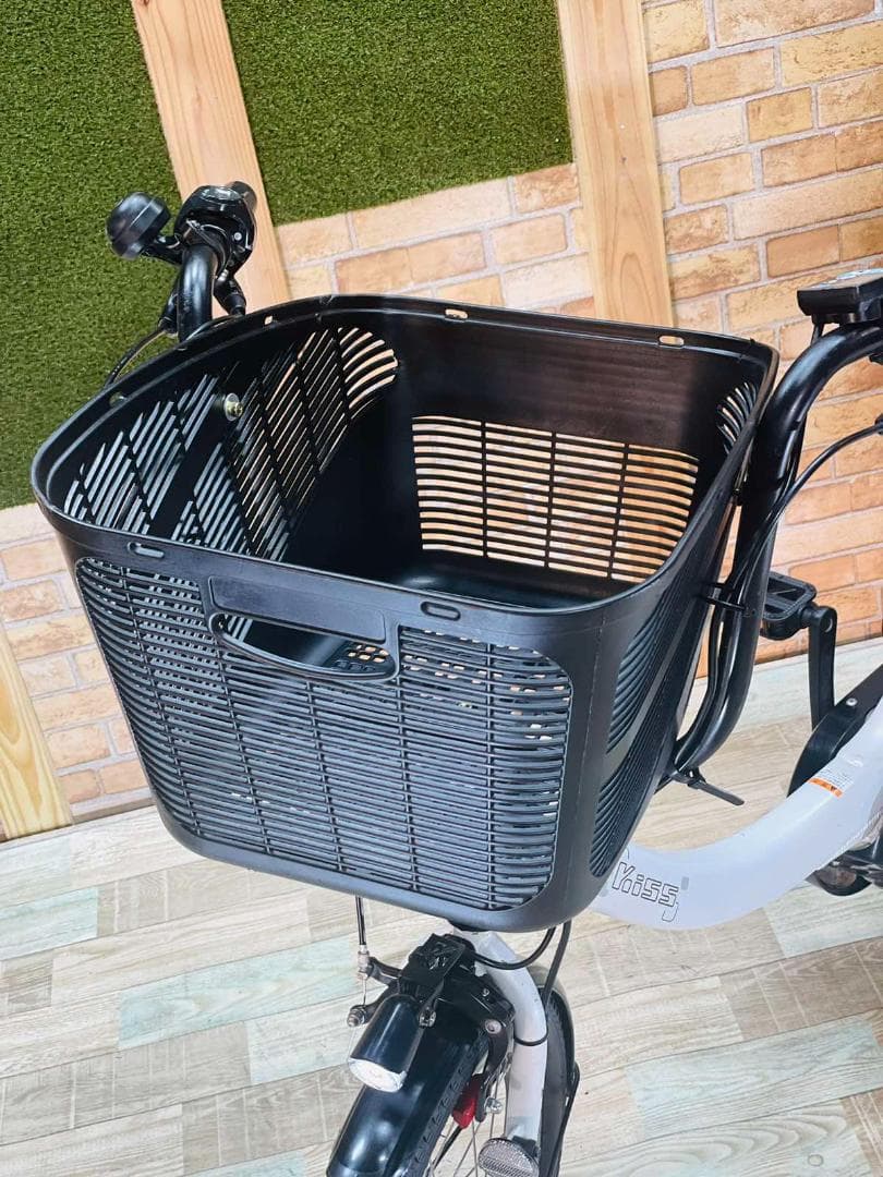 ヤマハ NO 1 ホワイト 大容量 子供乗せ電動アシスト自転車 H1237