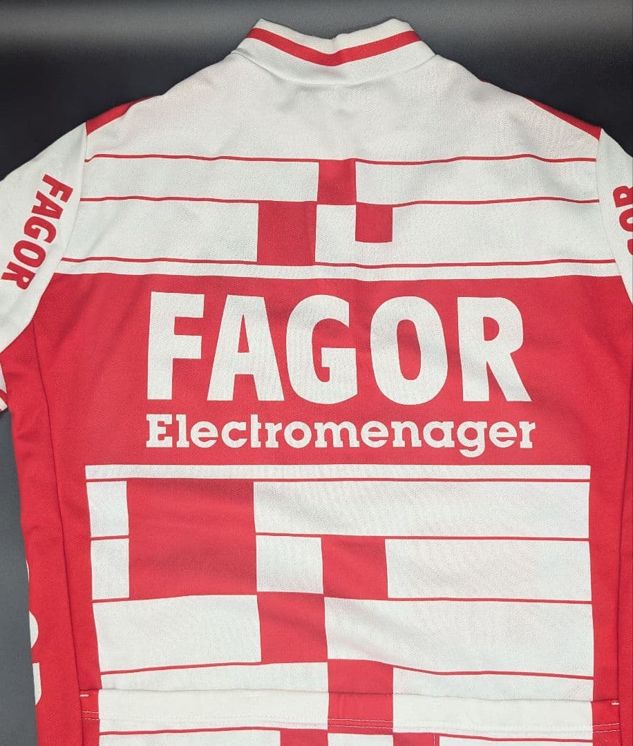 希少イタリア製 Castelli 男性用レトロ サイクルジャージ デッドストック