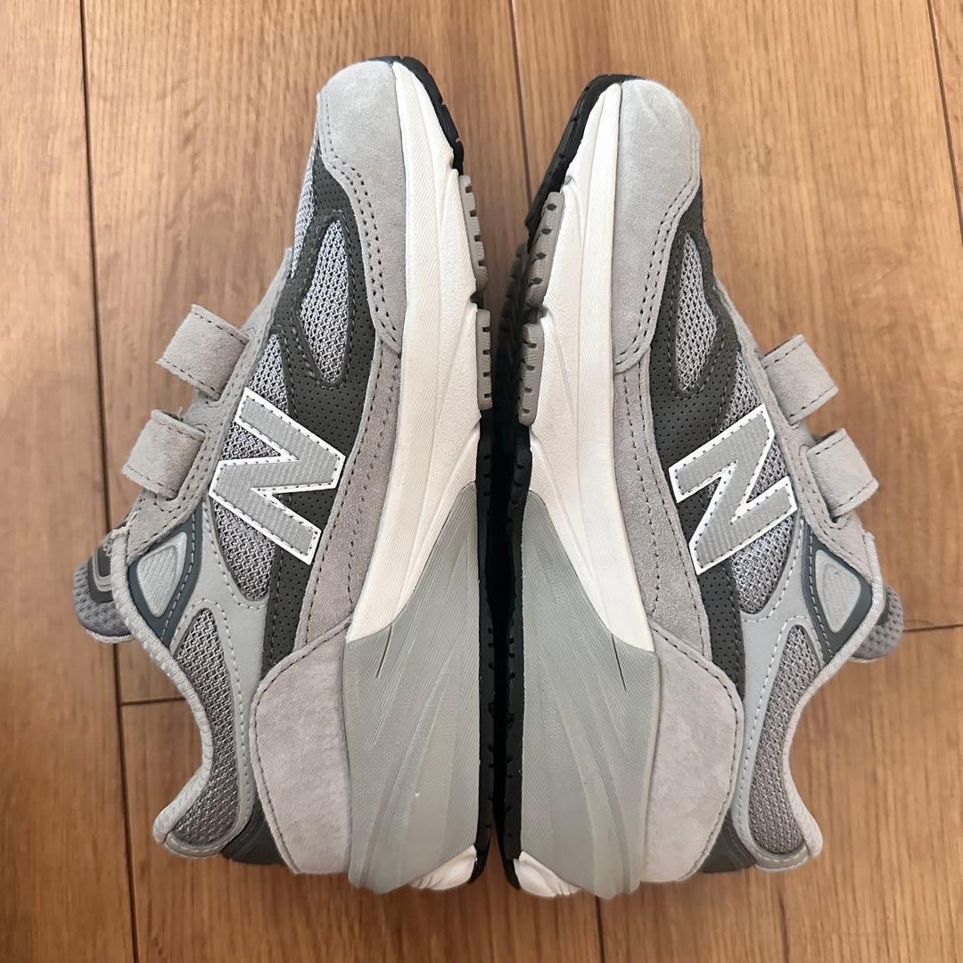 新品 New Balance 990A グレー ベルクロスニーカー 21cm